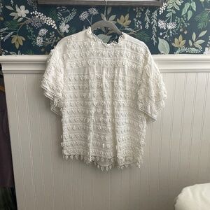 White Decorative Blouse